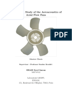 Theoretical Study Aeroacoustics Axial Flow Fan