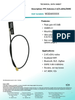 Description: FPC Antenna 2.4/5.Xghz/Dsrc Series: Internal Antenna