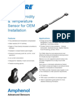 Amphenol: T9602 Humidity & Temperature Sensor For OEM Installation