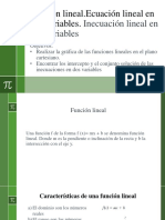 Funcion Lineal e Inecuaciones Lineales en Dos Variables A