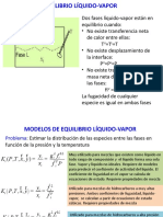 Equilibrio Líquido-Vapor