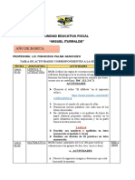 Actividades Segunda Semana