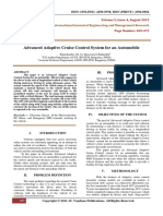 Advanced Adaptive Cruise Control System For An Automobile: ISSN (ONLINE) : 2250-0758, ISSN (PRINT) : 2394-6962