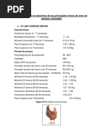 Características Productivas de Las Principales Líneas de Aves de Postura Coloradas PDF