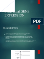 Differential GENE EXPRESSION