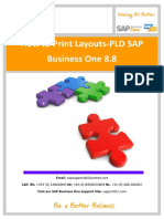 How To Print Layouts in Sap Business One PDF