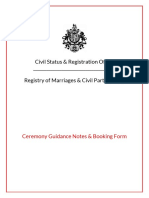 MARRIAGES - Ceremony Guidance Notes - October 2019