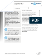 Cambridge English: TKT: TKT: Module 1 - Aspects of The Learner