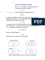 Relación Entre Derivada e Integral