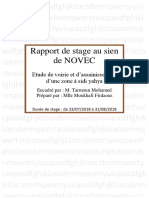 Rapport: Étude de Voirie Et D'assainissement