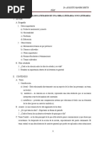 Esquema de Un Análisis Literario