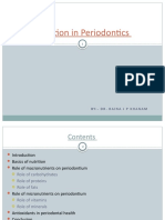 Nutrition in Periodontics