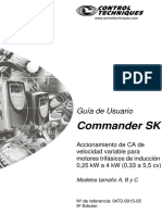 Manual de VFD EMERSON Comander SK