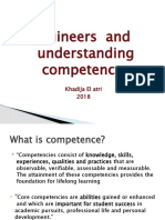 Engineers and Understanding Competences: Khadija El Atri 2018