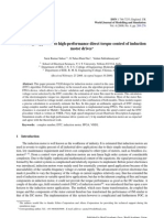 Vlsi Design Approach To High-Performance Direct Torque Control of Induction Motor Drives