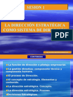 SESION 1 DEO El Marco de La Dirección Estratégica