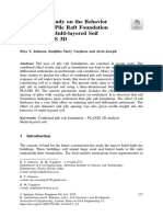 Parametric Study On The Behavior of Combined Pile Raft Foundation Founded On Multi-Layered Soil Using PLAXIS 3D