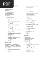 Electromagnetics Electrostatics:: R R R R