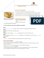 Toss, Mix, Heat, Cook, Pour, Serve, Measure, Grease