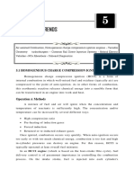 Recent Trends: 5.1 Homogeneous Charge Compression Ignition Engine
