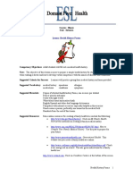 Lesson: Health History Forms: Portrait For Materials On Creating A Family Medical History