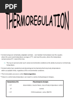 Thermoregulation