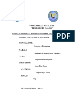 Proyecto de Investigación - Llanos - Mejorado 2019