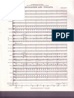 Invocation and Toccata: s-527 Full Score Dramatic (J 7 2 - 7 6 1 James Barnes