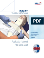 Application Manual Hip Spica Cast: Delta-Dry