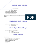 Alkaline Lysis Buffer A Recipe