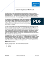 ABM Technology and Battery Testing in Eaton UPS Products: AP162001EN August 2013