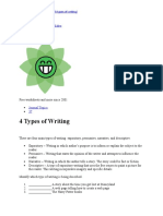 4 Types of Writing: Christmas Pages Printable Calendar Maker About Graphic Organizers