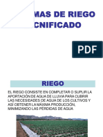 Sistemas de Riego Tecnificado