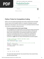 Python Tricks For Competitive Coding PDF