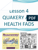 Health 1stGP - Quackery