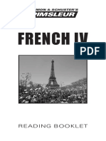 Pimsleur French 4 - Reading Booklet PDF