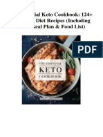 The Essential Keto Cookbook: 124+ Ketogenic Diet Recipes (Including Keto Meal Plan & Food List)