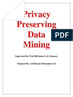 Privacy Preserving Data Mining