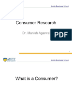 Consumer Research: Dr. Manish Agarwal