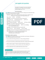 Unit 7: Indirect and Negative Fact Questions