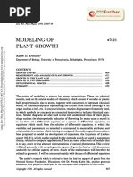 Modeling - Plant Growth