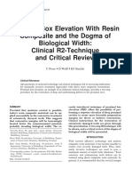 Proximal Box Elevation - Dogma of Biological Width PDF