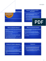 What Is Set Point Theory? Effects of Set Point Theory