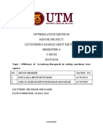 Optimization Method Minor Project Levenberg-Marquardt Method Semester 6 3 SSCM 2019/2020