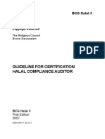 Guideline For Halal Certification Auditior PDF