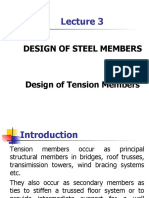 Lecture 3 - Tension Members