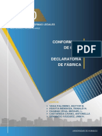 CONFORMIDAD DE OBRA Y DECLARATORIA DE FÁBRICA y Formato FUE PDF