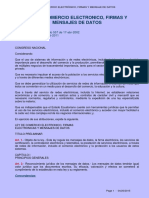 Ley de Comercio Electronico de Firmas PDF