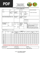 Checklist For Persons Under Monitoring (PUM) : Eastern Visayas