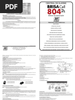 Central de Alarme Brisa Cell804 PDF